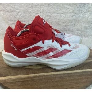 adidas Adizero Select 2.0 Basketball Mens Size 9 Red, White Athletic Shoes IG
